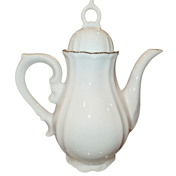 Heisei Japan Peacock Floral Porcelain Tea Set 15pc Gold Trim Teapot Cups Saucers - Picture 5 of 16